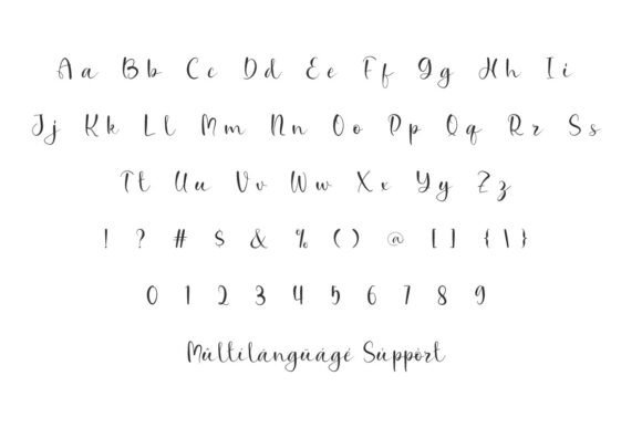 Serandani Font PNG with transparent background - Preview 2