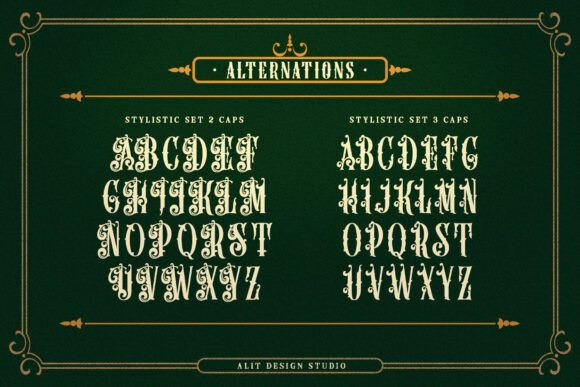 Back Honey Victorian Font - Preview 5