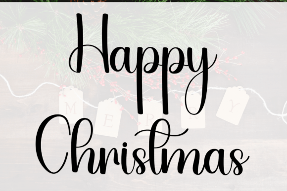 Beloved Christmas Font - Preview 6
