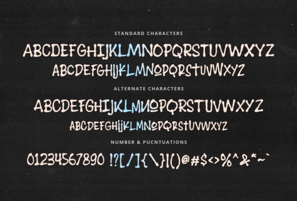 Blanko Exfrone Font - Preview 3