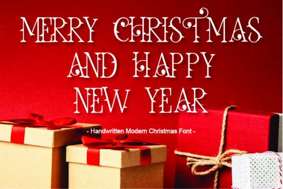 Christmas Beautiful Font - Preview 3
