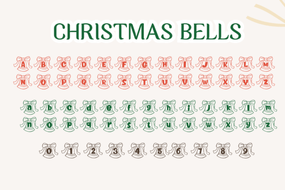 Christmas Bells Font - Preview 1