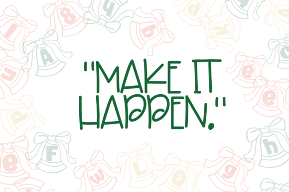 Christmas Bells Font - Preview 5