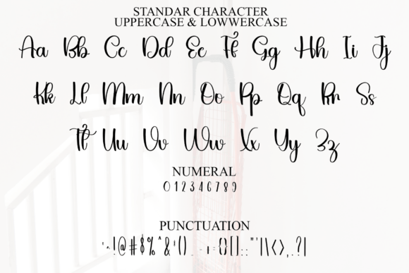 Desember Background Font - Preview 2