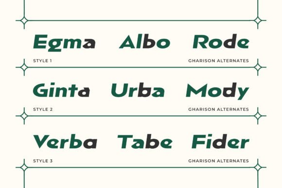 Gharison Font - Preview 4