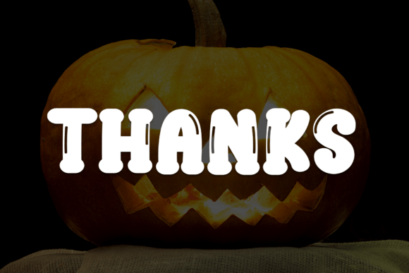 Ghost Pumpkin Font - Preview 6