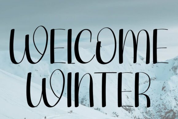 Hello December Font - Preview 1