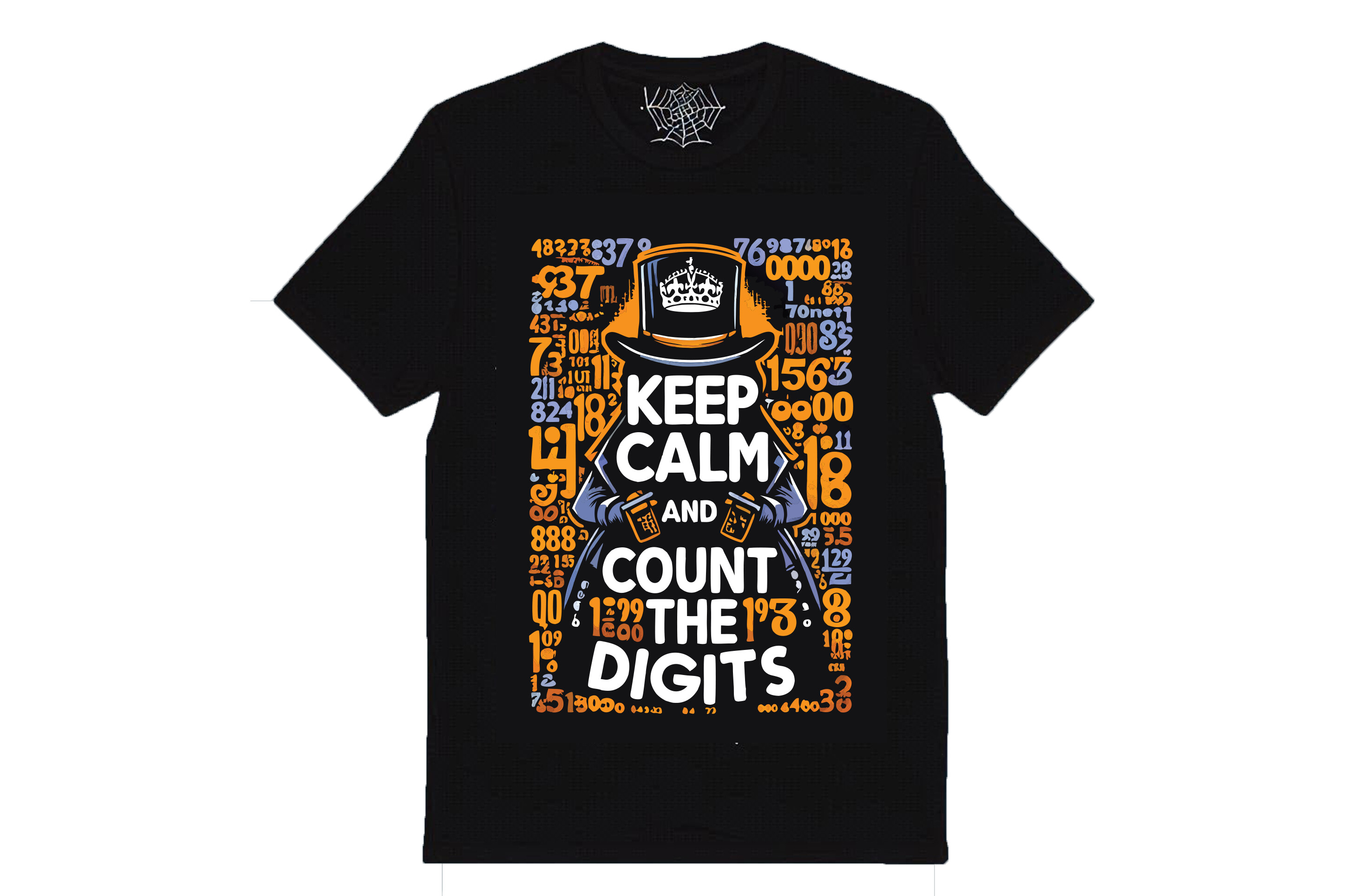 Keep Calm and Count the Digits Graphic by T-Shirt Artist · Creative Fabrica