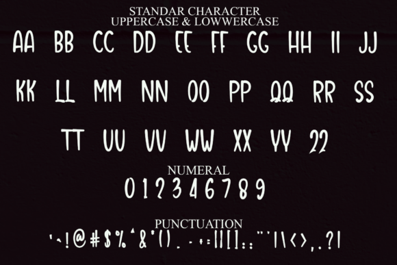 Miracle Ghost Font PNG with transparent background - Preview 2