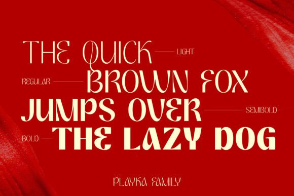 Playka Font PNG with transparent background - Preview 1