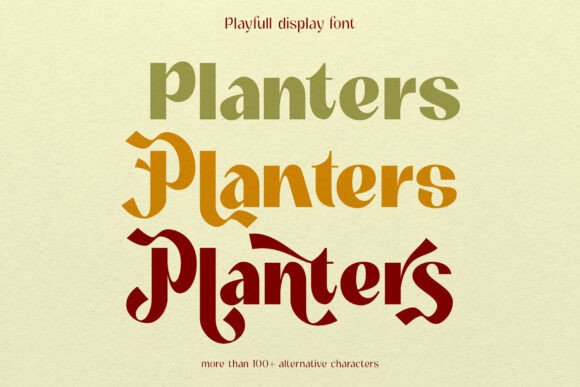 Playka Font PNG with transparent background - Preview 2