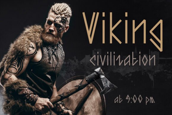 Sleipnir Font PNG with transparent background - Preview 2