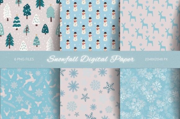 Snowfall Digital Paper