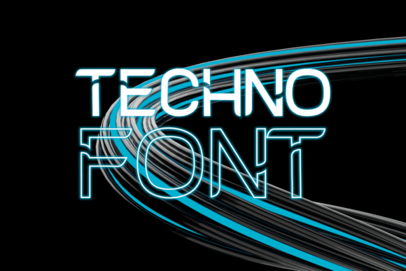Aerotechno Font - Preview 2