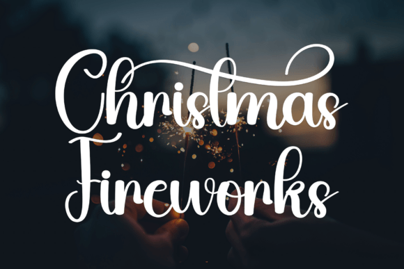 Bright Christmas Font PNG with transparent background - Preview 6