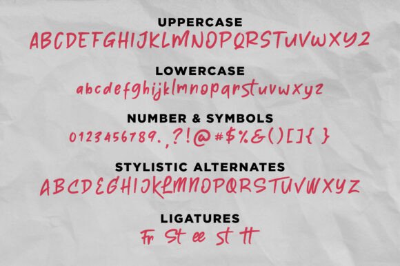 Brushead Font - Preview 1