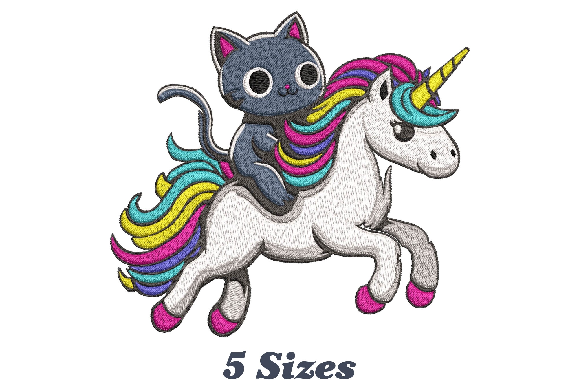 Cat Riding Unicorn