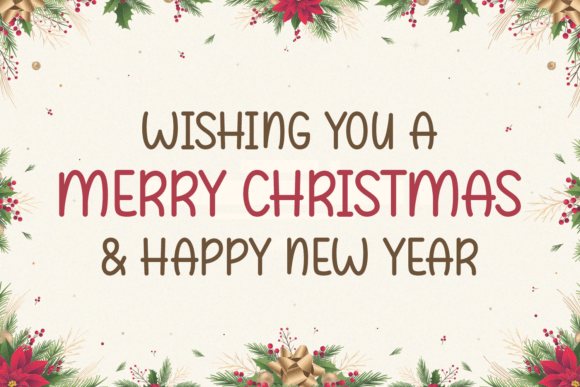 Christmas Everybody Font PNG with transparent background - Preview 2