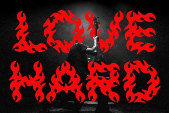 Flame Strike Font - Preview 4