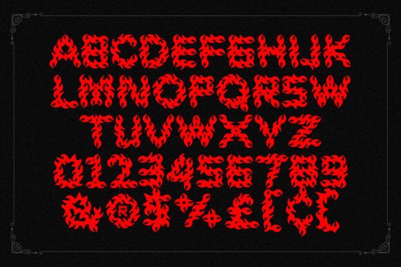 Flame Strike Font - Preview 5