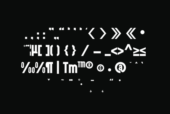 Gosans Condensed Font PNG with transparent background - Preview 6