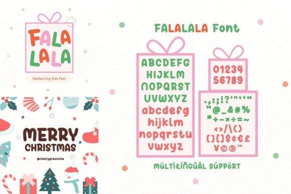 Mini Bundle Christmas Set V.1 Font PNG with transparent background - Preview 3