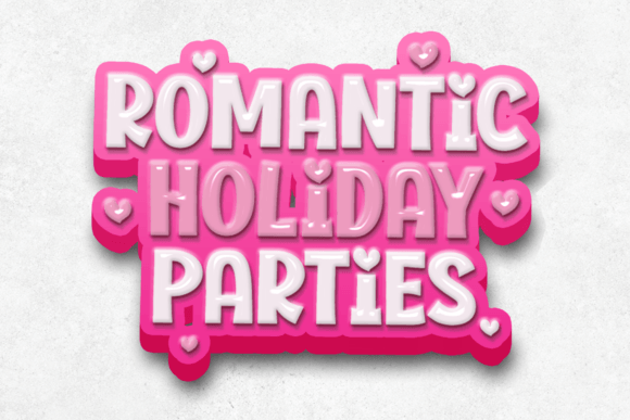 Pink Sweet Font PNG with transparent background - Preview 2