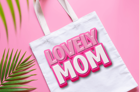 Pink Sweet Font PNG with transparent background - Preview 3