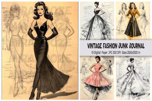 Vintage Fashion Junk Journal
