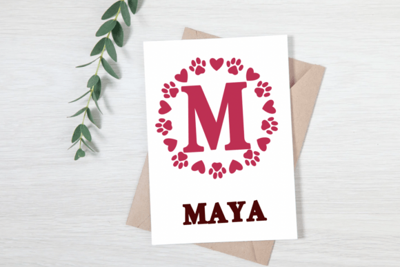 Footprints Heart Font - Preview 3