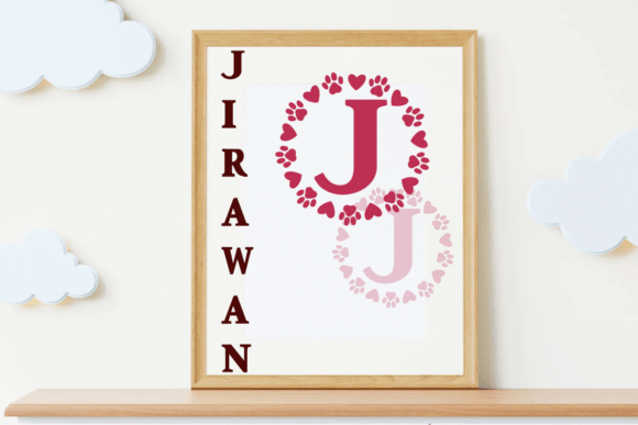 Footprints Heart Font - Preview 5