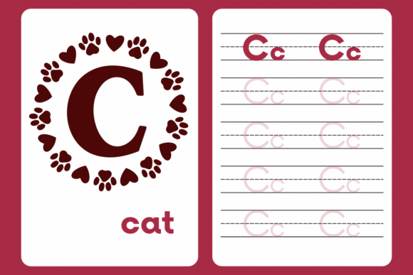 Footprints Heart Font - Preview 6