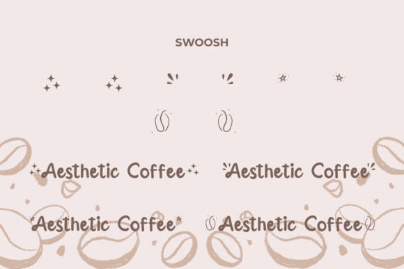 Aesthetic Coffee Font - Preview 6