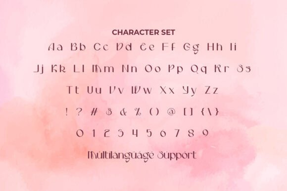 Beauty Sense Font PNG with transparent background - Preview 4