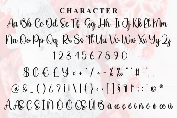 Blanket Snowman Font - Preview 4