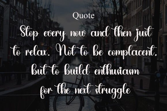 Calligraphy Font - Preview 4