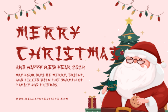 Christmas Font - Preview 3