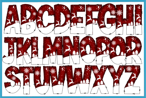 Christmas Snowly Font - Preview 1