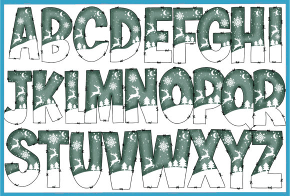 Christmas Snowly Font - Preview 2