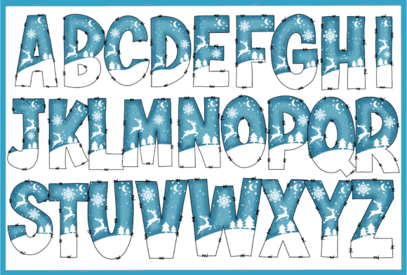 Christmas Snowly Font - Preview 3