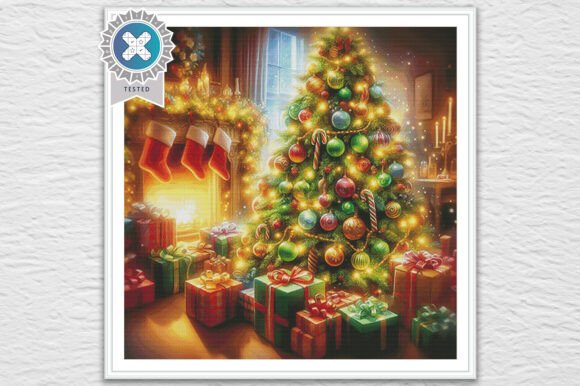 Christmas Tree Cross Stitch Pattern PDF