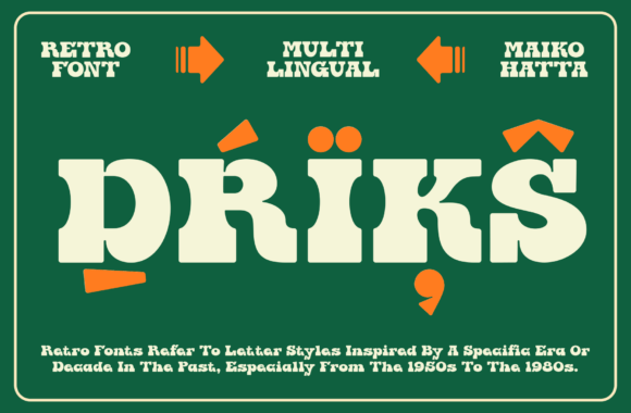 Driks Font - Preview 4