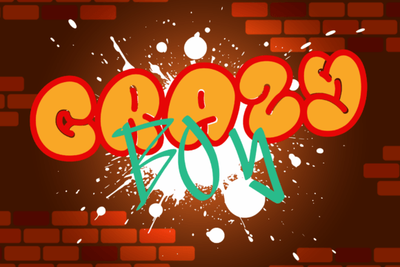 Graffiti Bubbly Font - Preview 2