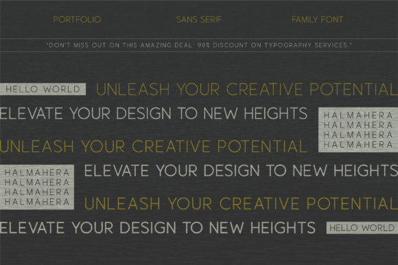 Halmahera Font - Preview 1