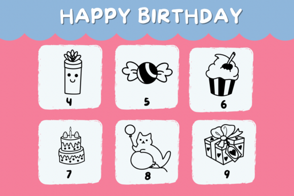 Happy Birthday Font - Preview 3