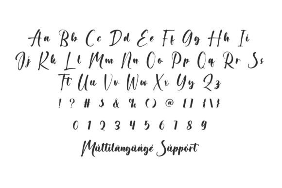 Hi My Story Font PNG with transparent background - Preview 4