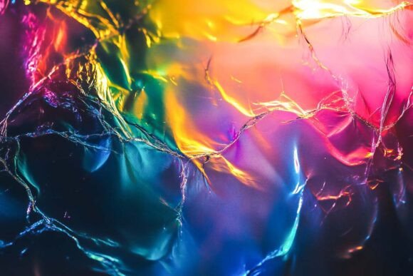 Holographic Neon Background