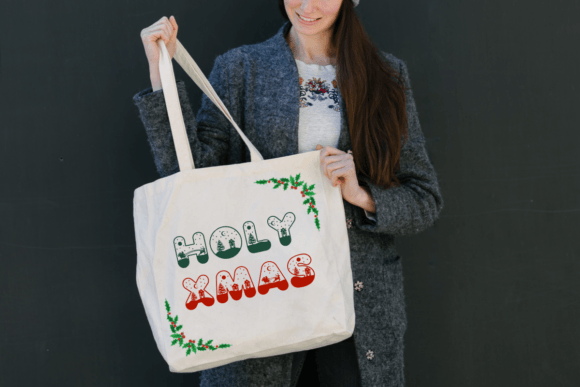 Holy Xmas Font PNG with transparent background - Preview 2