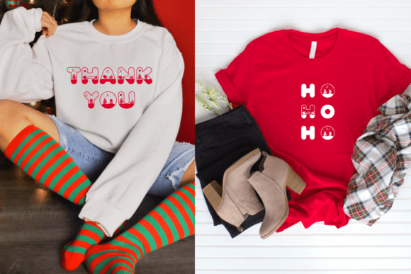 Holy Xmas Font PNG with transparent background - Preview 3