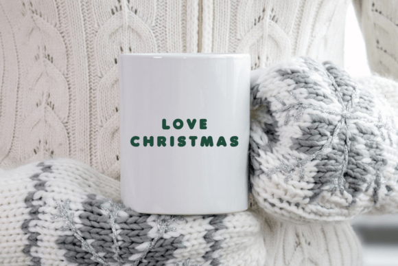 Holy Xmas Font PNG with transparent background - Preview 4